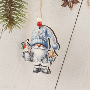 Factory Wholesale Wooden Christmas Tree Hanging Decorations Christmas Tree Hanging Ornaments