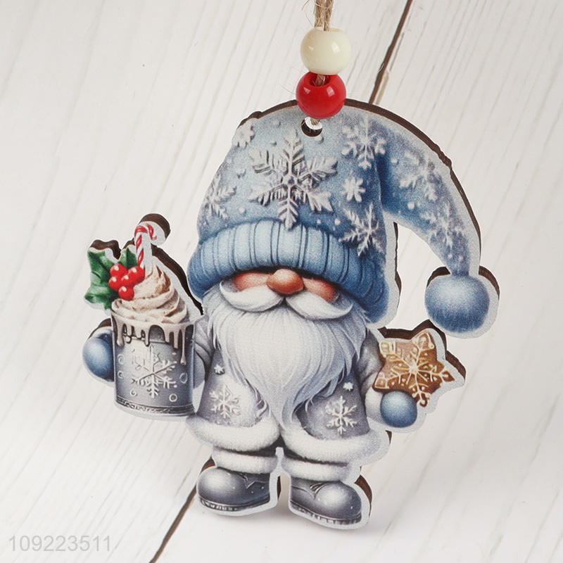 Factory Wholesale Wooden Christmas Tree Hanging Decorations Christmas Tree Hanging Ornaments