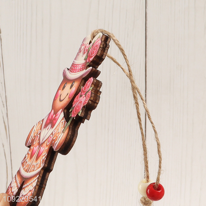 High Quality Wooden Christmas Tree Ornaments for Christmas Party Indoor Decoration