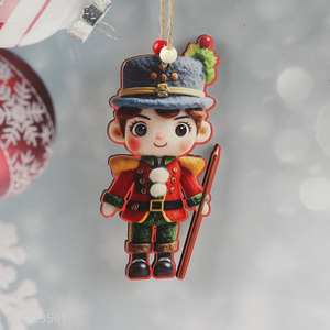 Hot Selling Christmas Wooden Hanging Ornaments Christmas Tree Hanging Decorations