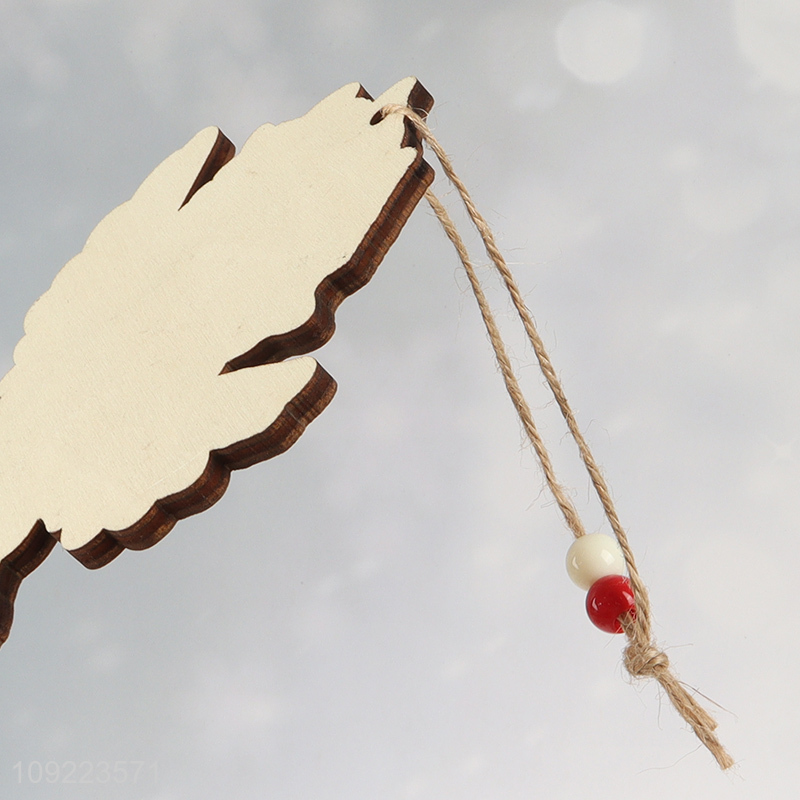 New Arrival Wooden Christmas Tree Ornaments for Christmas Party Home Decoration