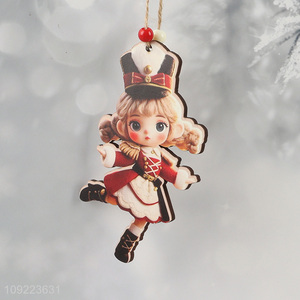 High Quality Wooden Christmas Tree Ornaments Wooden Xmas Tree Hanging Decorations