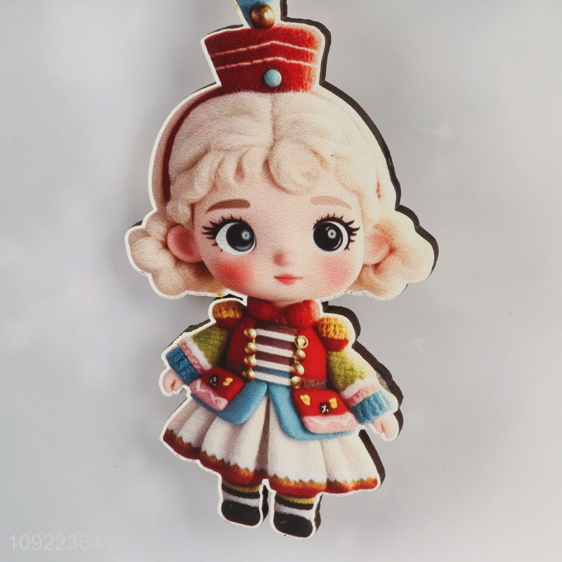 Factory Supply Wooden Christmas Tree Ornaments for Christmas Party Home Decoration