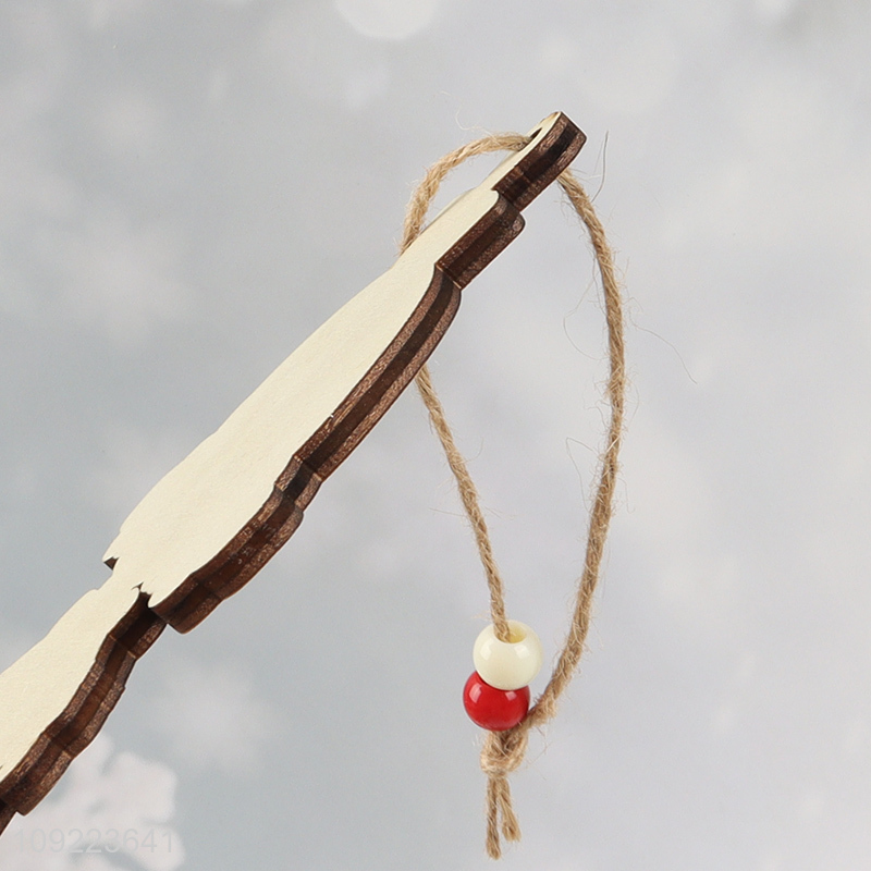 Factory Supply Wooden Christmas Tree Ornaments for Christmas Party Home Decoration