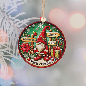 New Arrival Wooden Christmas Door Sign Hanging Ornaments for Home Decoration
