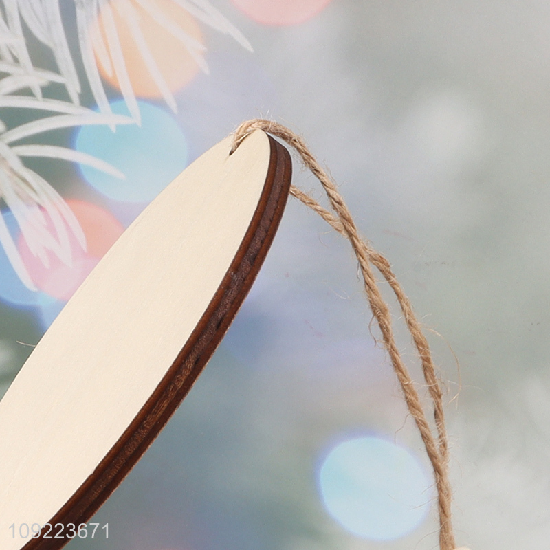 New Arrival Wooden Christmas Door Sign Hanging Ornaments for Home Decoration