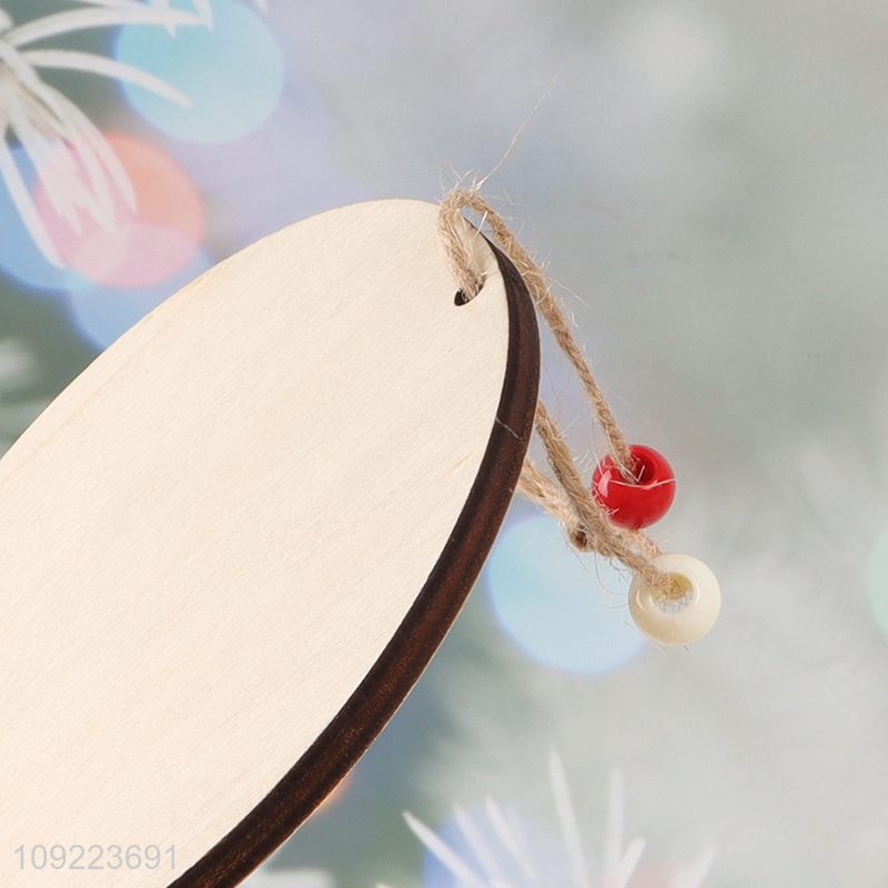 Hot Selling Wooden Christmas Door Sign Christmas Tree Wooden Hanging Ornaments