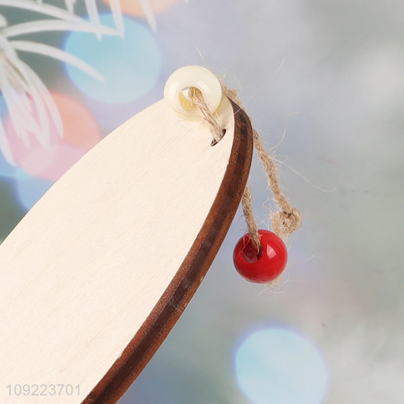 Factory Wholesale Wooden Christmas Door Sign Christmas Tree Wooden Hanging Decorations