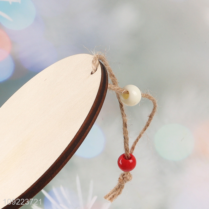 Factory Price Wooden Christmas Door Sign Xmas Hanging Sign for Christmas Party