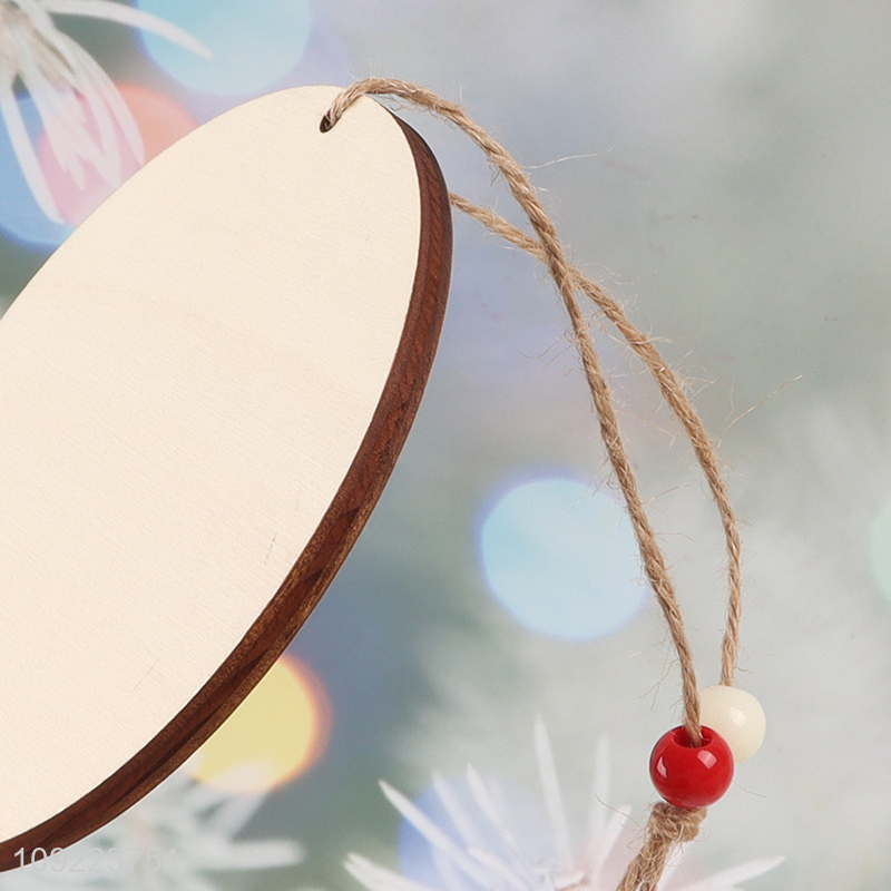 Online Wholesale Wooden Christmas Door Sign Hanging Ornaments for Porch Decoration