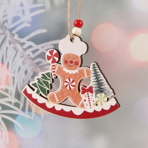 New Arrival Christmas Wooden Hanging Ornaments Christmas Tree Hanging Decorations