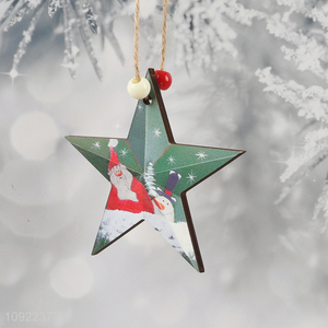 Hot Selling Wooden Christmas Tree Ornaments for Christmas Party Indoor Decoration