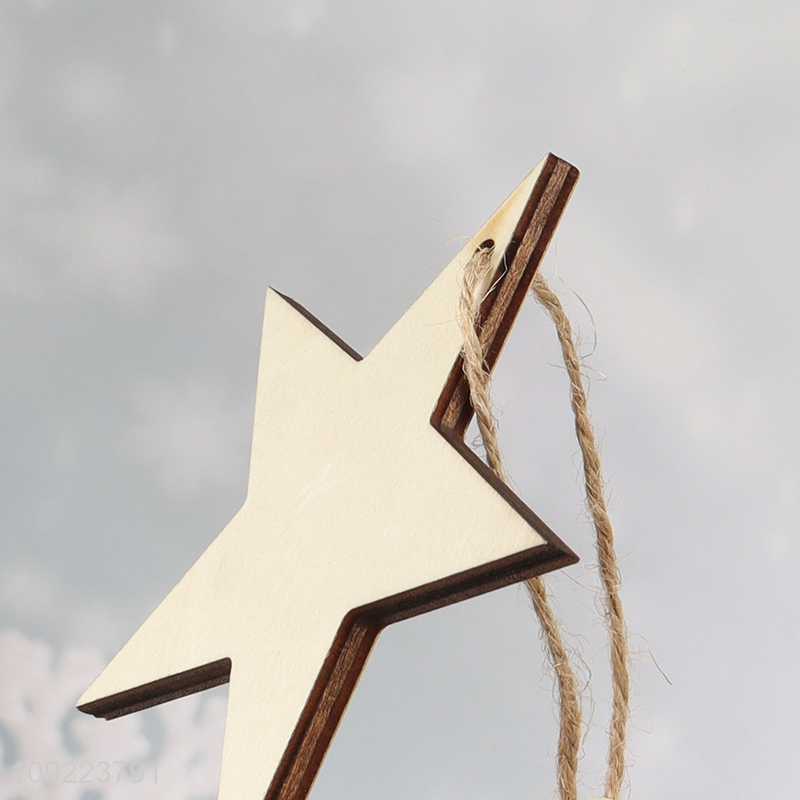 Hot Selling Wooden Christmas Tree Ornaments for Christmas Party Indoor Decoration