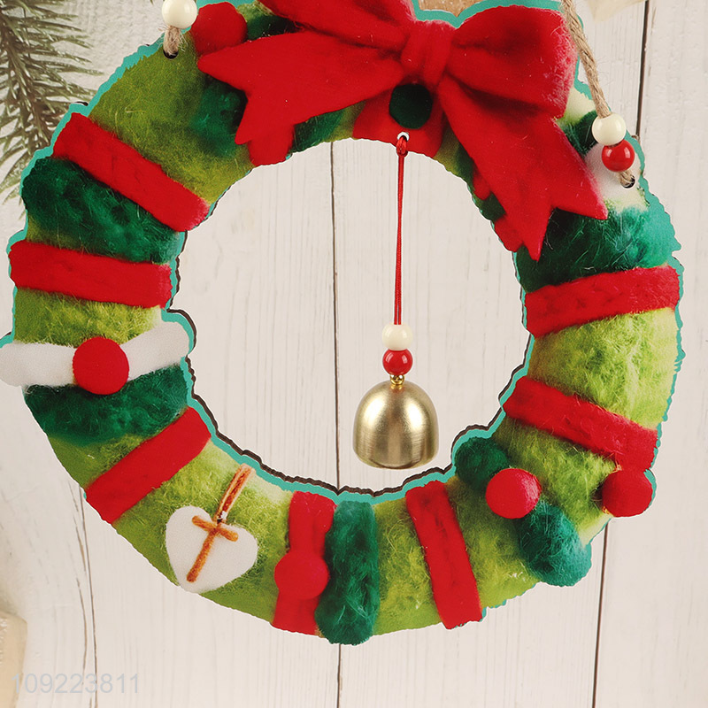 New Product Wooden Christmas Tree Ornaments Wooden Xmas Tree Hanging Decorations