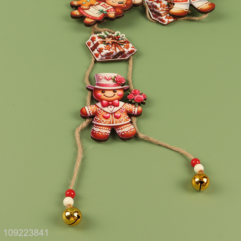 New Arrival Wooden Christmas Door Sign Xmas Hanging Sign for Christmas Party