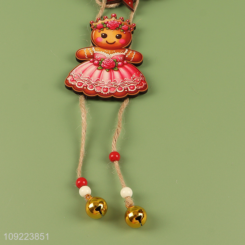 Good Quality Wooden Christmas Door Sign Christmas Tree Wooden Hanging Ornaments