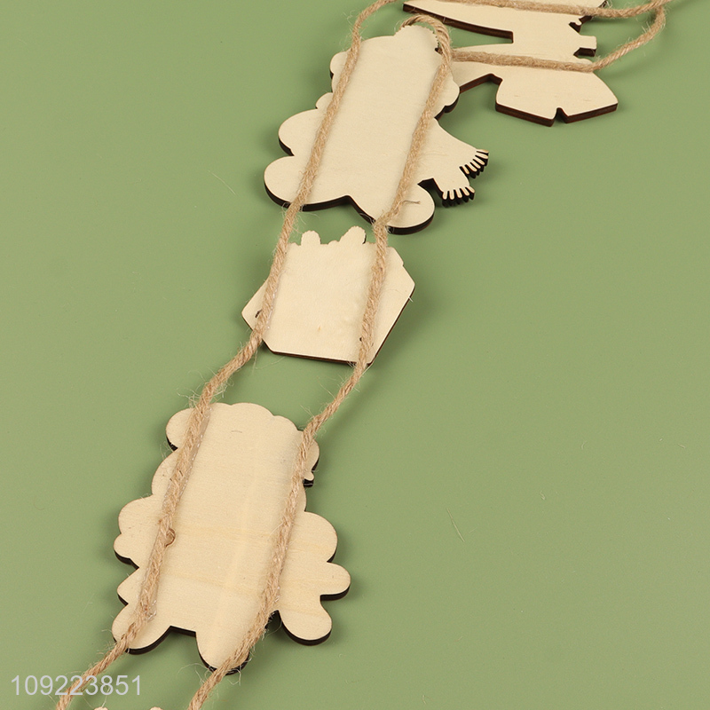 Good Quality Wooden Christmas Door Sign Christmas Tree Wooden Hanging Ornaments