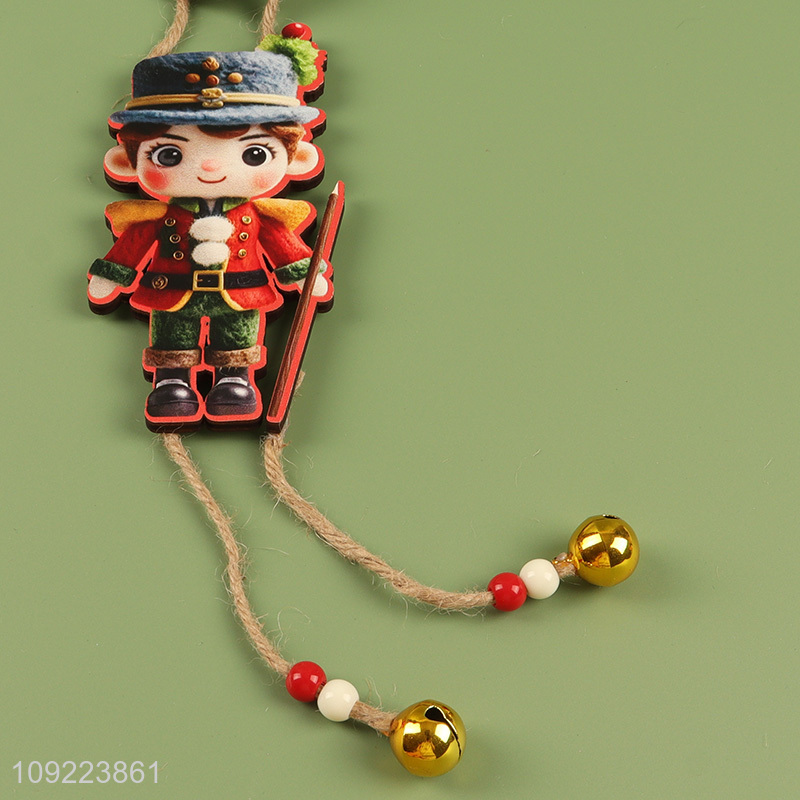 Hot Selling Wooden Christmas Door Sign Christmas Tree Wooden Hanging Decorations