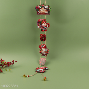 New Product Wooden Christmas Door Sign Xmas Hanging Sign for Christmas Party