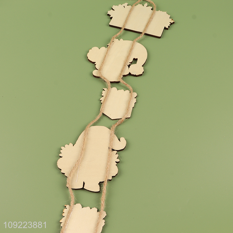 New Product Wooden Christmas Door Sign Xmas Hanging Sign for Christmas Party