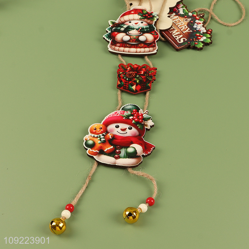 High Quality Wooden Christmas Door Sign Christmas Tree Wooden Hanging Decorations