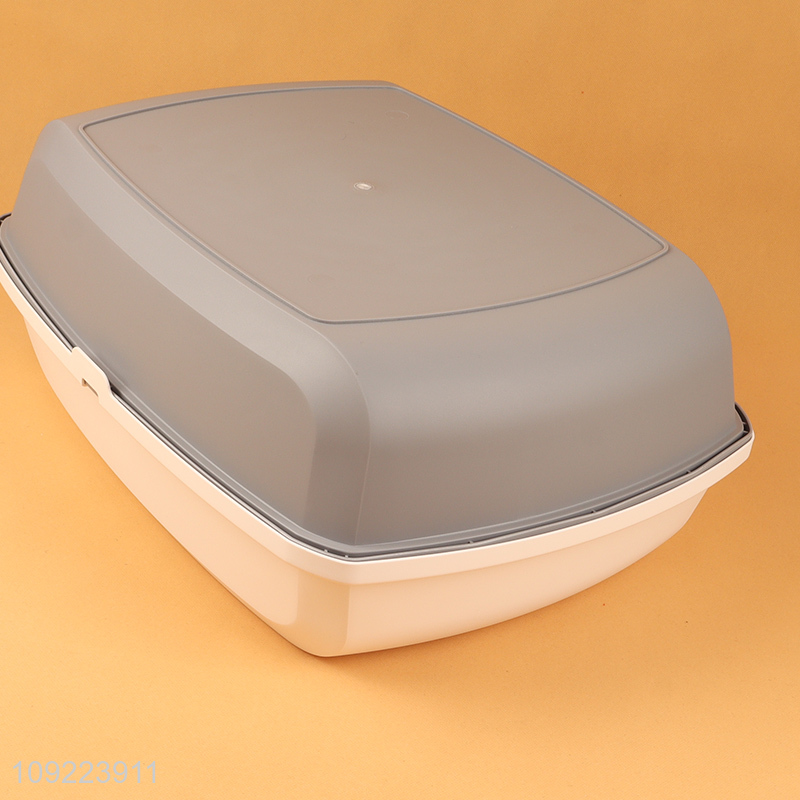Online Wholesale Open Top Cat Litter Box with Cat Litter Scoop