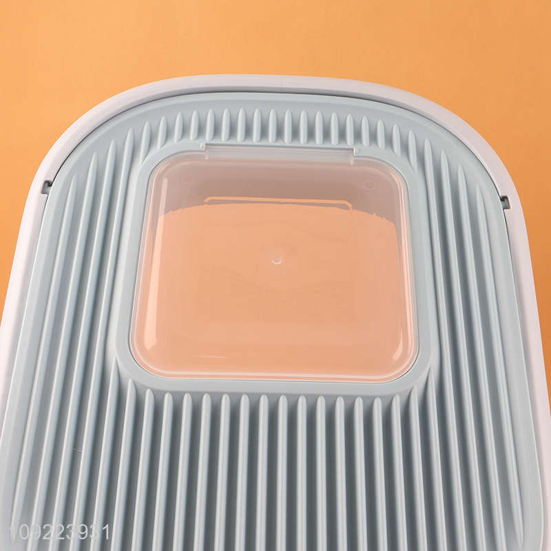 Factory Price Enclosed Splash Proof Cat Kitten Litter Box Set