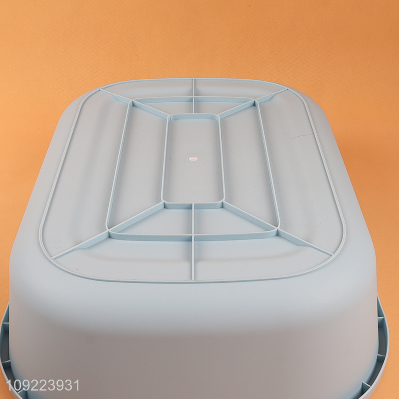 Factory Price Enclosed Splash Proof Cat Kitten Litter Box Set