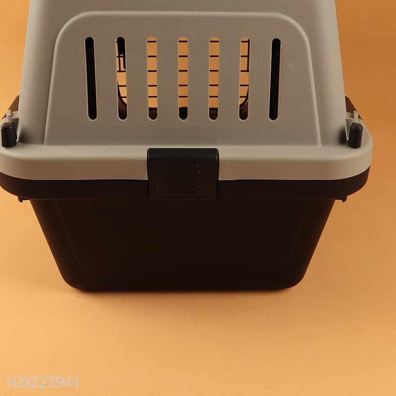 High Quality Portable Plastic Dog Kannel Pet Cat Travel Carrier