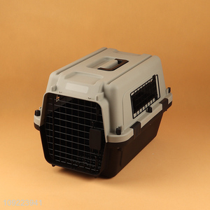 High Quality Portable Plastic Dog Kannel Pet Cat Travel Carrier
