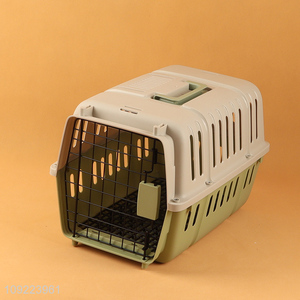 Hot Selling Travel Pet Carrier Large Plastic Kennels Cat Crate