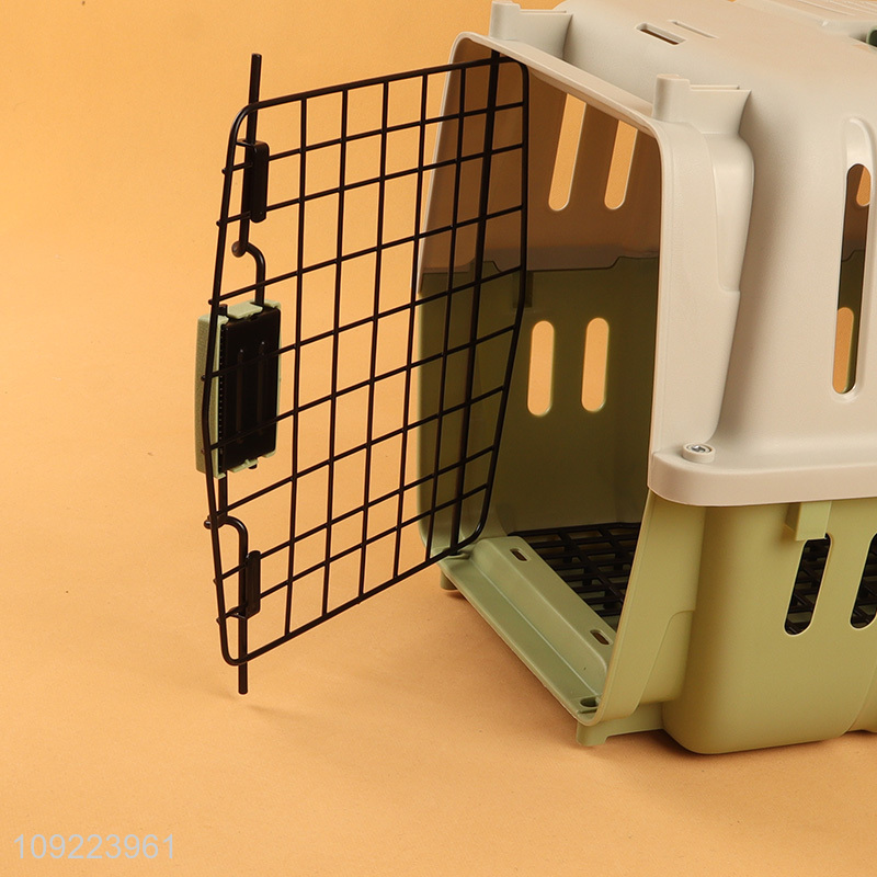 Hot Selling Travel Pet Carrier Large Plastic Kennels Cat Crate