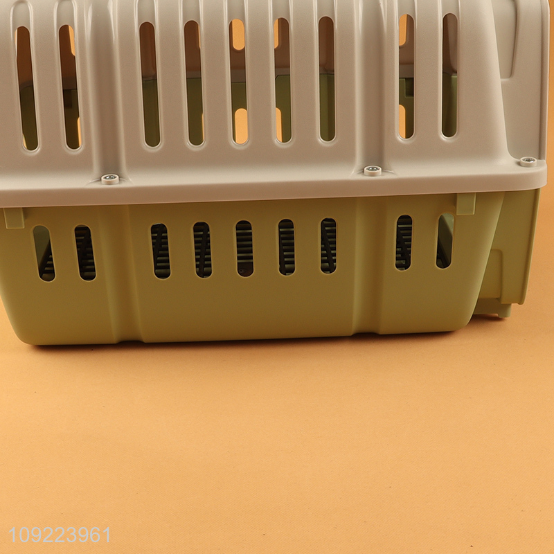 Hot Selling Travel Pet Carrier Large Plastic Kennels Cat Crate