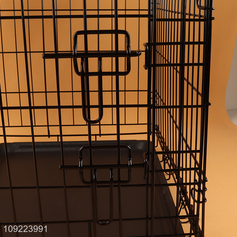 High Quality Dog Crate Dog Kannel with Plastic Leak Proof Tray