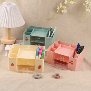 Good Quality Plastic Desk Organizer Office School Home Supplies