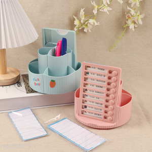 New Product Multifunctional 360 Degree Rotating Pencil Holder for Students