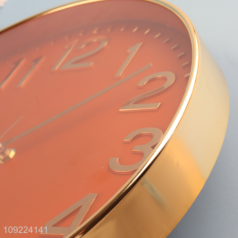 Good selling round home decor wall clock digital clock for wall decor