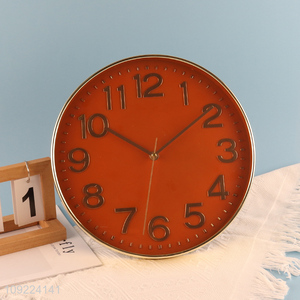 Good selling round home decor wall clock digital clock for wall decor