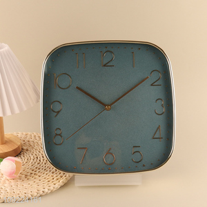Good quality square home decor wall clock digital clock for sale