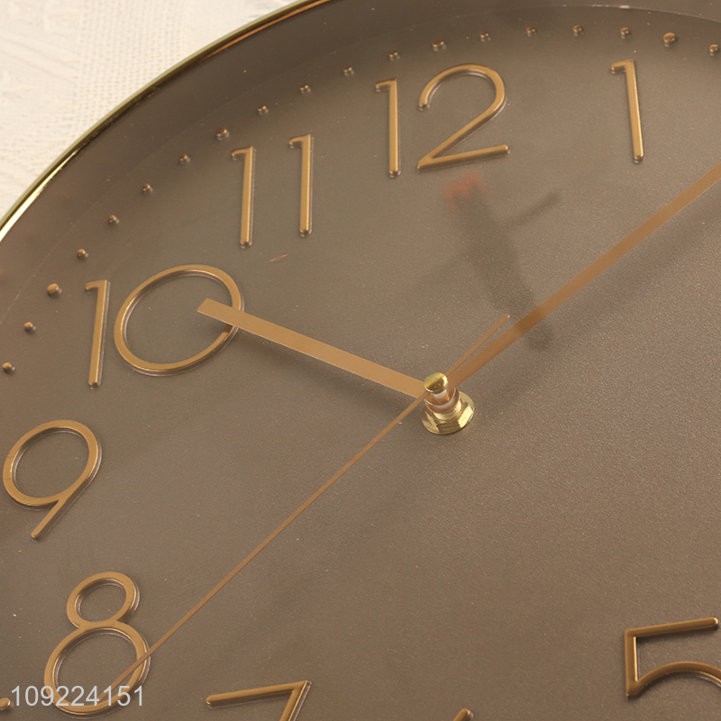 China factory round modern style wall clock digital clock for home decor