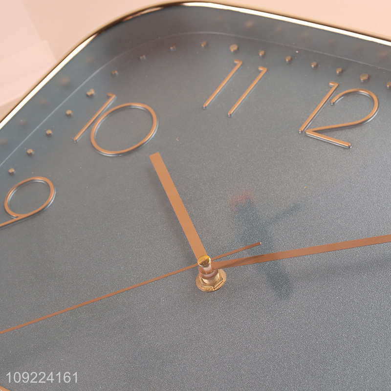 Good quality square home decor wall clock digital clock for sale