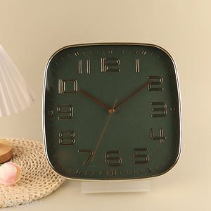 Good price square home decor wall clock digital clock for sale