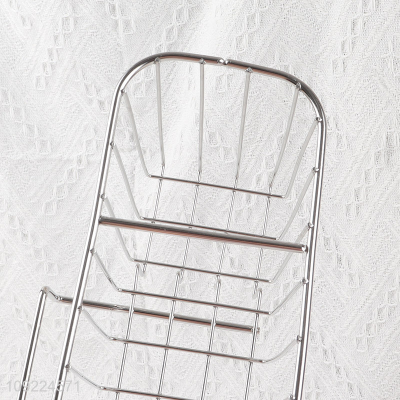 China Imports Stainless Steel Sink Caddy Sponge Holder for Kitchen