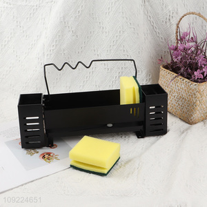 New Product Carbon Steel Kitchen Sink Caddy Organizer Sponge Holder