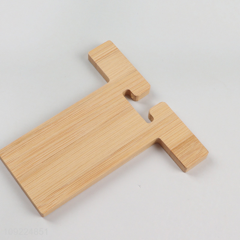 New Arrival Cute Rabbit Shaped Bamboo Mobile Phone Holder Tablet Stand