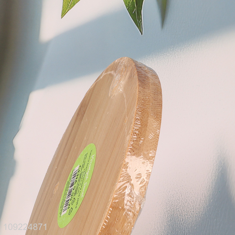 Online Wholesale Round Bamboo Egg Serving Tray Egg Holder for Kitchen