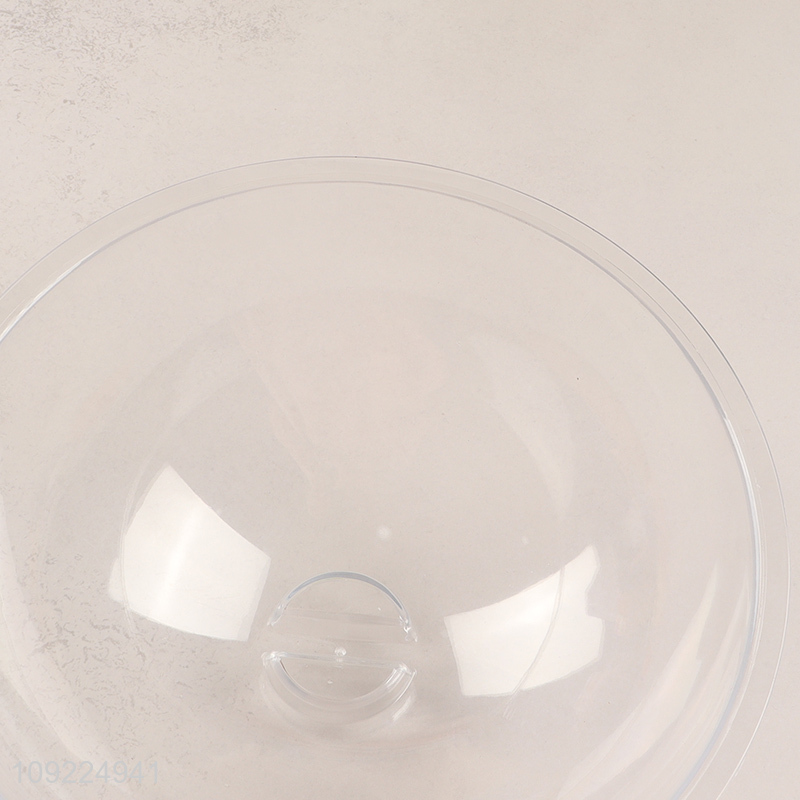 China Imports Round Bamboo Butter Cheese Cake Serving Tray with Cover