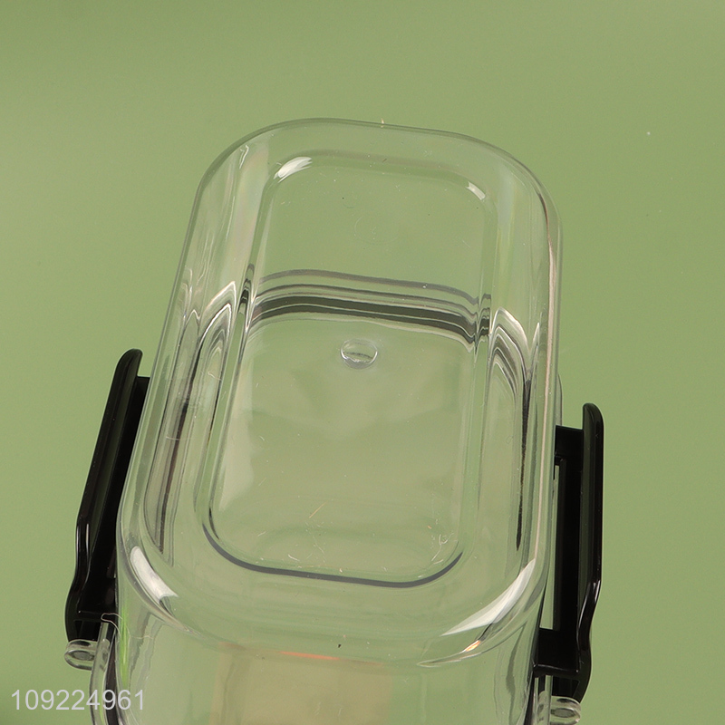 Good Quality 430 950 1500mL Plastic Food Storage Container with Airtight Lid