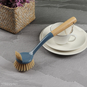 Factory Supply Double Sided Pot Brush Kitchen Scrub Brush with Handle