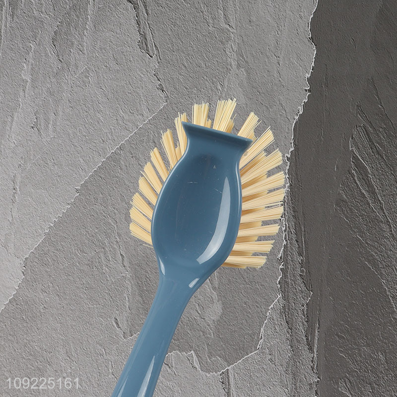 China Imports Pot Dish Scrub Brush Bamboo Handle Pot Dish Scrubber